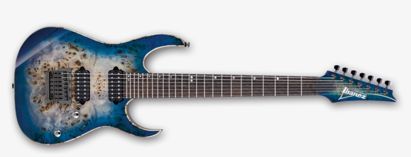 Rg1027pbf - Ibanez Rg1027pbf-cbb Electric Guitar (cerulean Blue, transparent png download