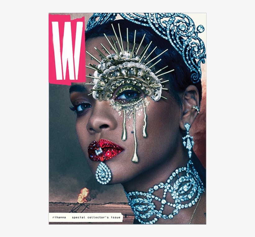 Mobile Collier Chien Medusa Bijoux Tabous Art Moderne - W Magazine Rihanna 2016, transparent png download