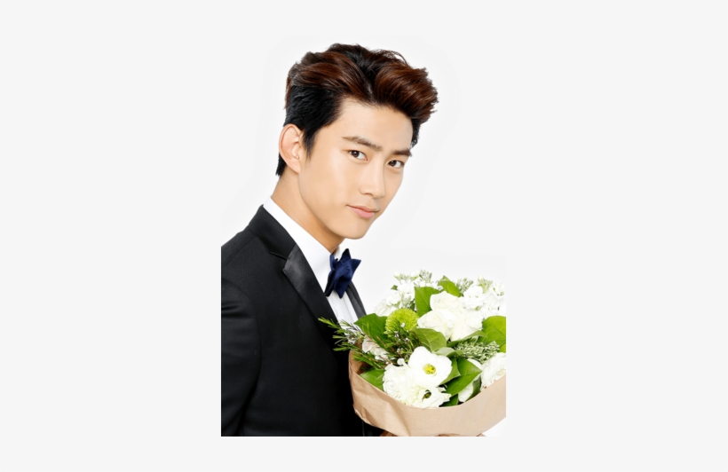 Taecyeon - Taecyeon With Flower, transparent png download