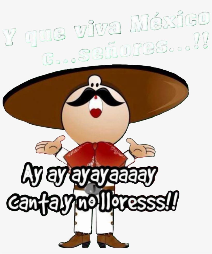 Vivamexico Mexicolindo Mexico Charro Mexicancolorsstick - Picsart Photo Studio, transparent png download