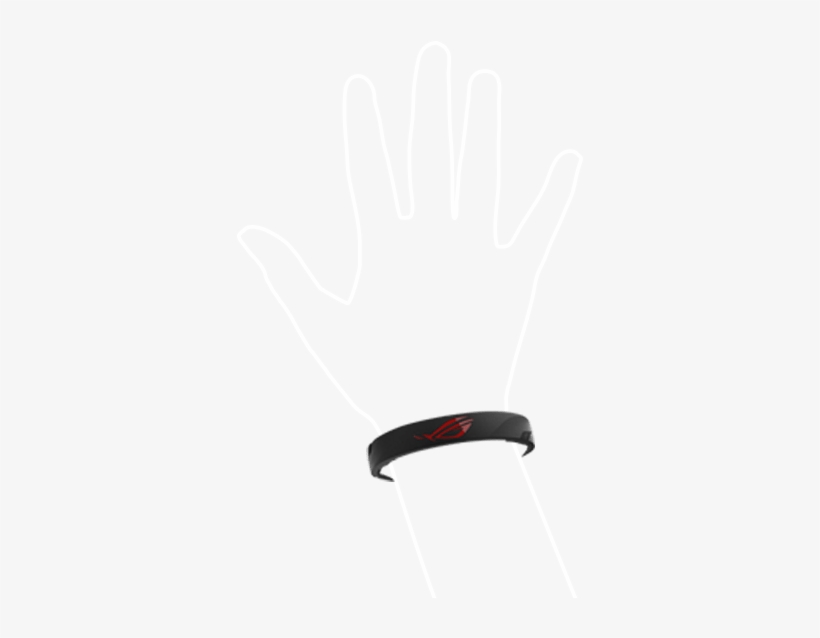 The Wearable Rog Band Lets You Access Shadow Drive - Png Hand Band Hd, transparent png download