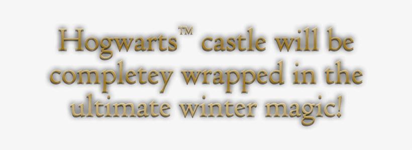 Hogwarts™ Castle Will Be Completey Wrapped In The Ultimate - Hogwarts School Of Witchcraft And Wizardry, transparent png download