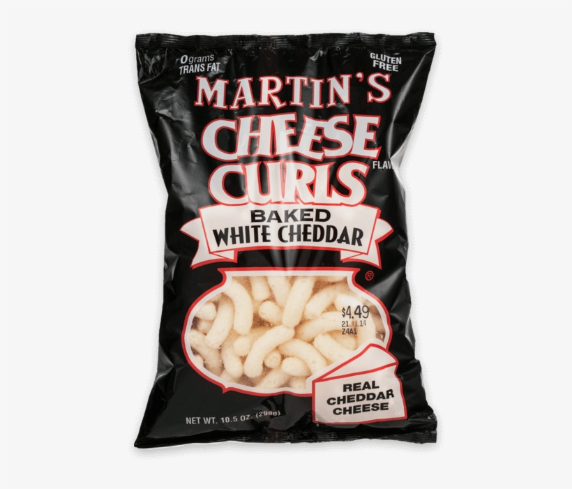 Martin's Cheese - Martin's Gluten Free Cheese Curls Baked White Cheddar, transparent png download