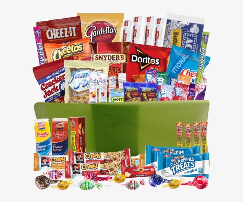 Snack Favorites Care Package Packed With 54 Loved By - Snacks For Soccer Game Boyfriend, transparent png download
