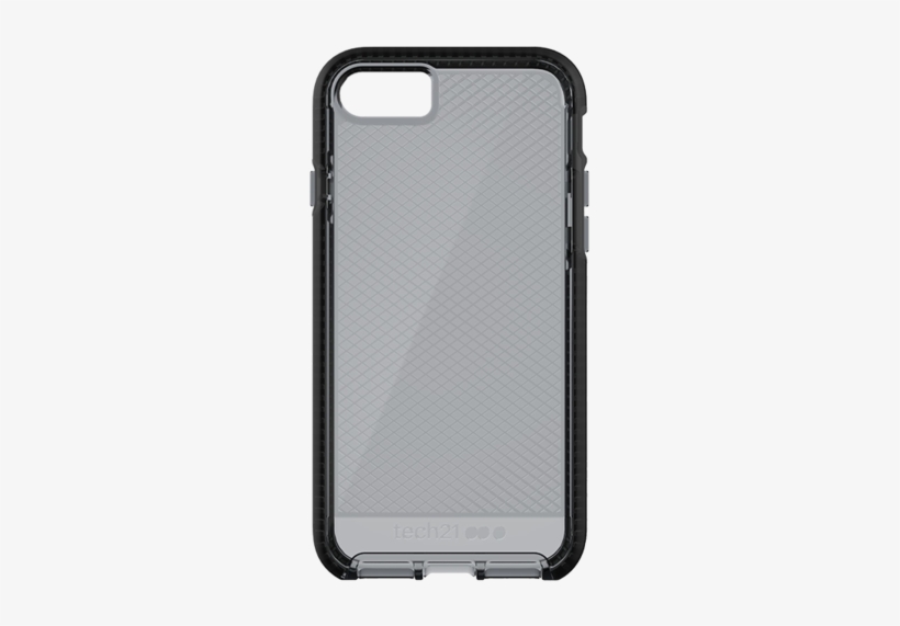 Funda Dura Tech21 Evo Check Para Iphone 8 / - Tech 21 Evo Check For Iphone 7 Plus - Smokey/black, transparent png download
