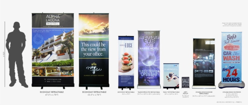Retractable Banner Design Multiple, transparent png download