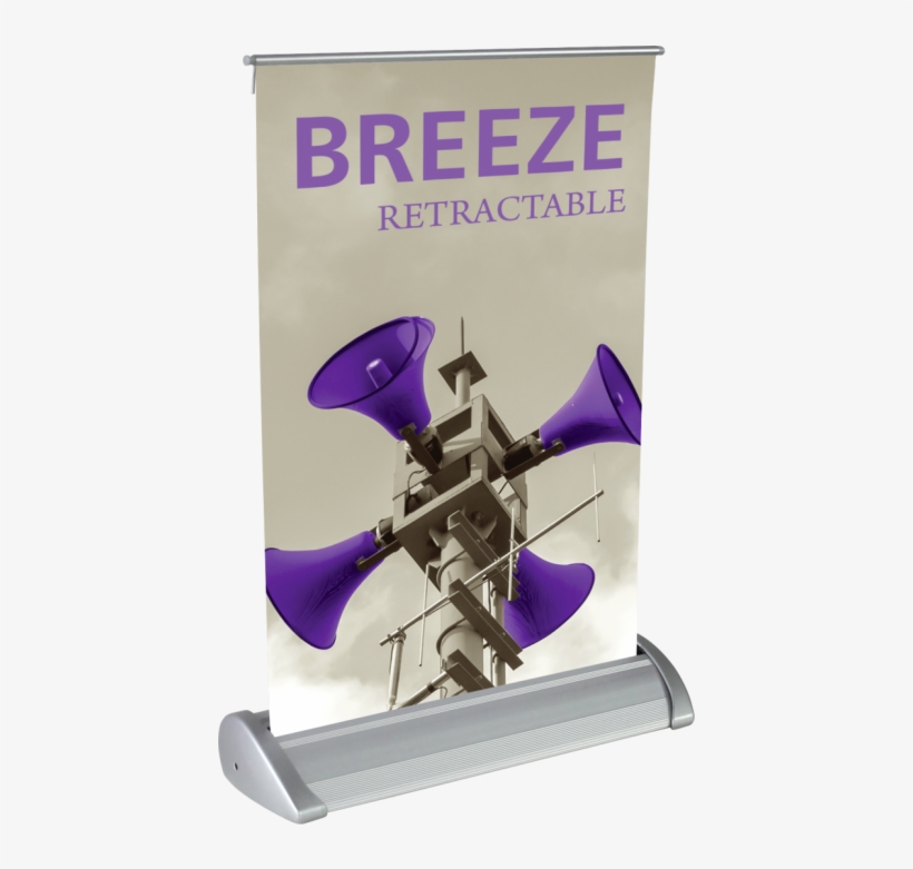 Breeze 1 Retractable Banner Stand - Breeze Retractable Tabletop Banner Stand, transparent png download