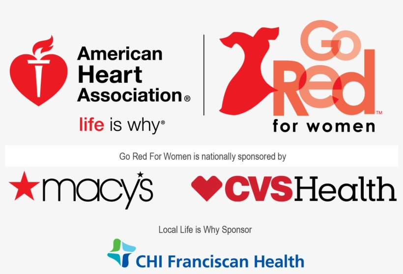 Tm Go Red Trademark Of Aha - American Heart Association Go Red 2017, transparent png download