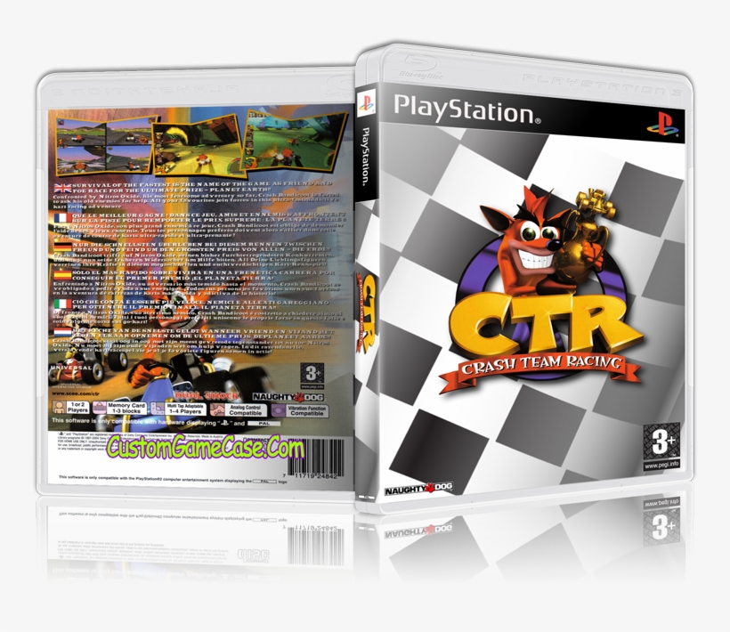 Crash Bandicoot Team Racing - Crash Team Racing [playstation Game], transparent png download