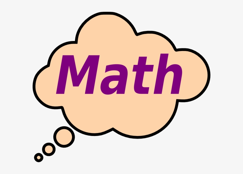Algebra Clipart - Thought Bubble, transparent png download