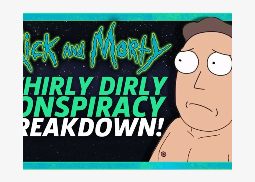 Rick And Morty S3 E5 "the Whirly Dirly Conspiracy" - Rick & Morty Framed Poster, Portal - Black Plastic, transparent png download