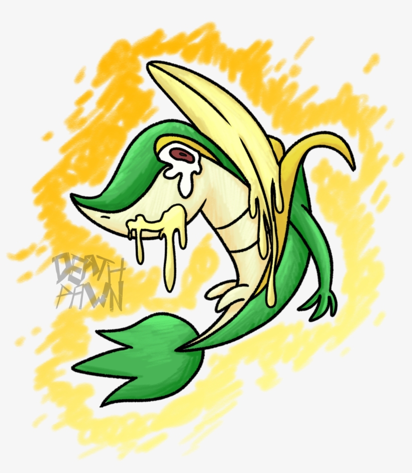 Author Comments - Snivy Death, transparent png download