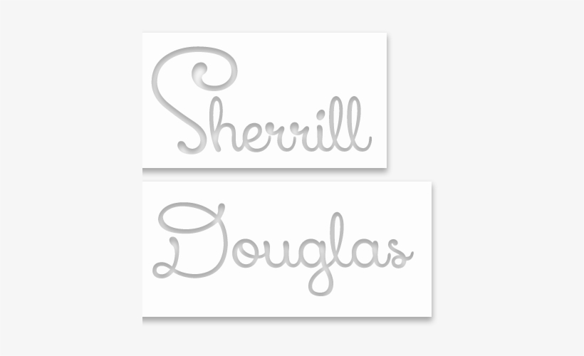 Sherrill Douglas - Rayher Vielen Dank Punching Stencil Set Tab Bag, Plastic,, transparent png download