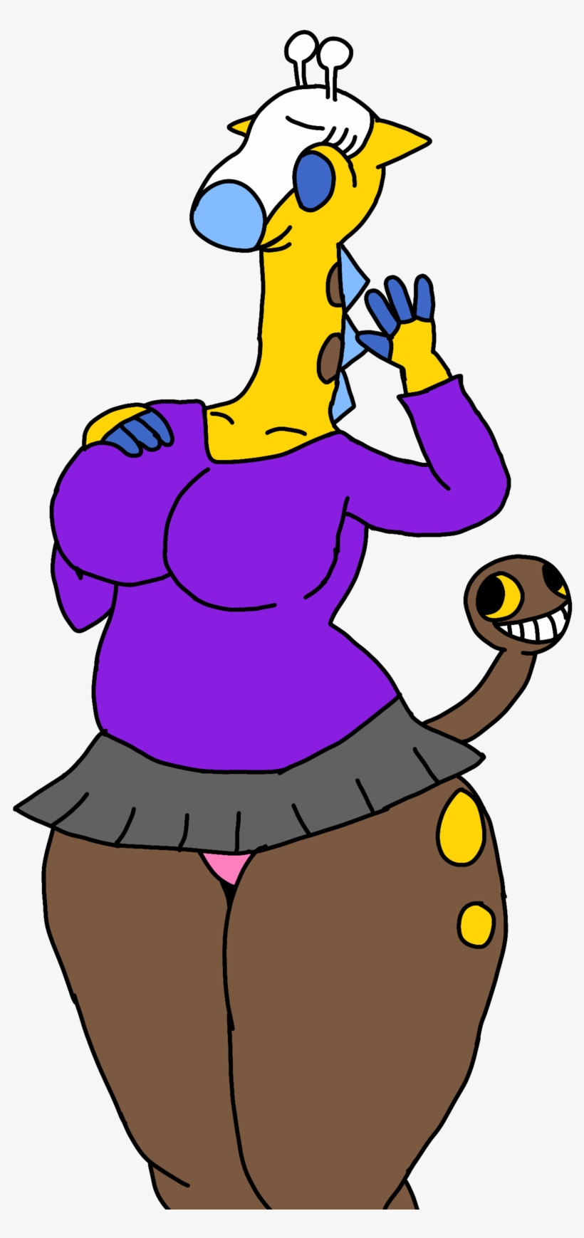 Meet Snivy's Best Friend Gabby And Her Cute Tail 😏 - Cartoon, transparent png download