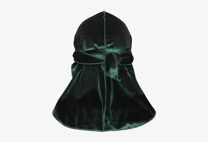 Green Velvet Color Du Rag Premium Quality Wave Cap - Do-rag, transparent png download