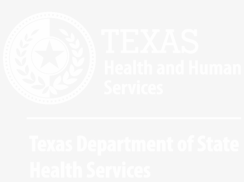 Dshs Stacked White Reversed - Texas, transparent png download