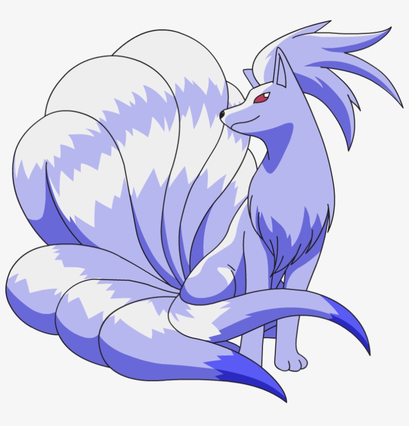 Ninetales Pokemon Shiny - Shiny Ninetales, transparent png download