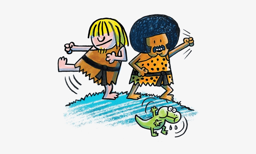Captain Underpants And The Attack Of The Talking Toilets - Ook And Gluk Dinosaur, transparent png download