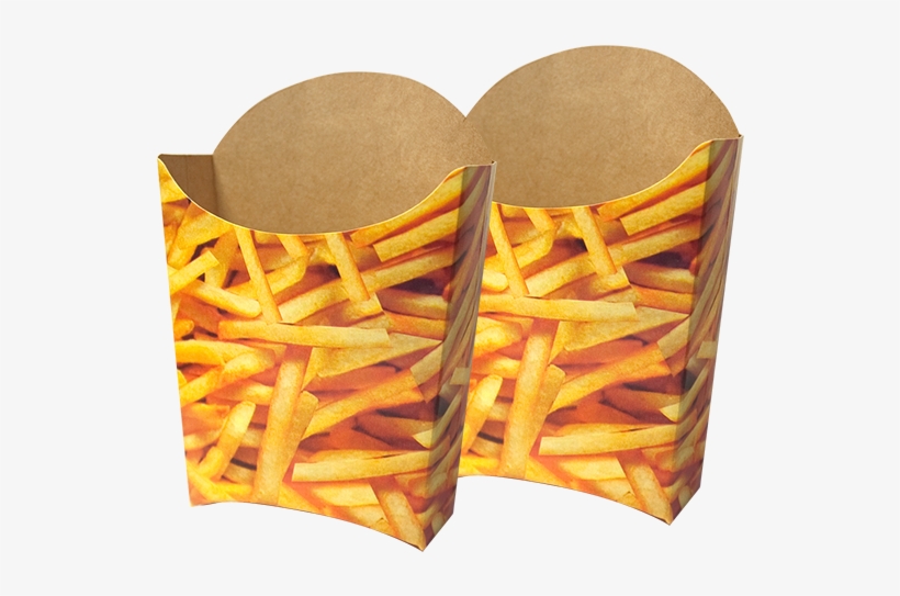 Caja-papas - French Fries, transparent png download