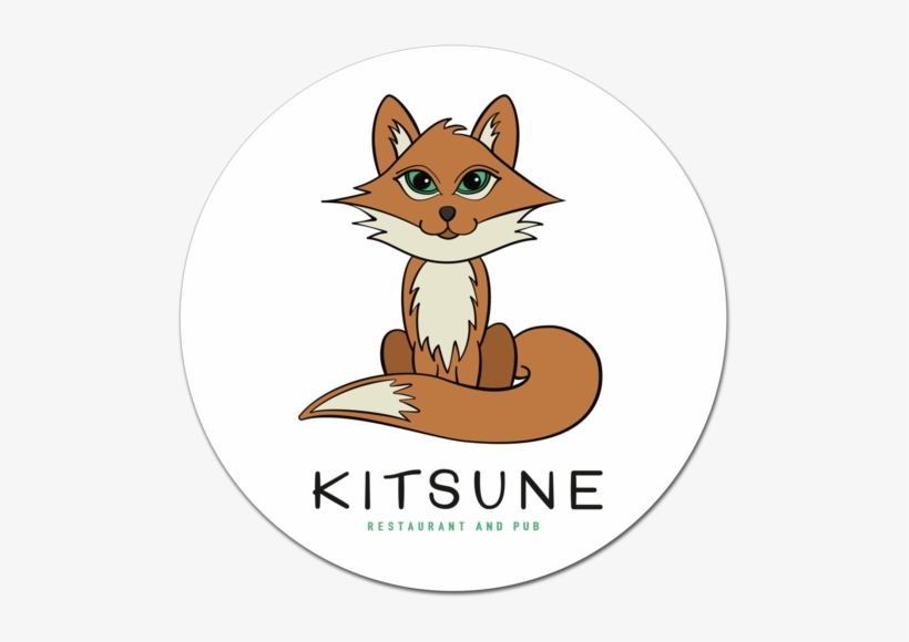New Kitsune Button - Kitsune, transparent png download