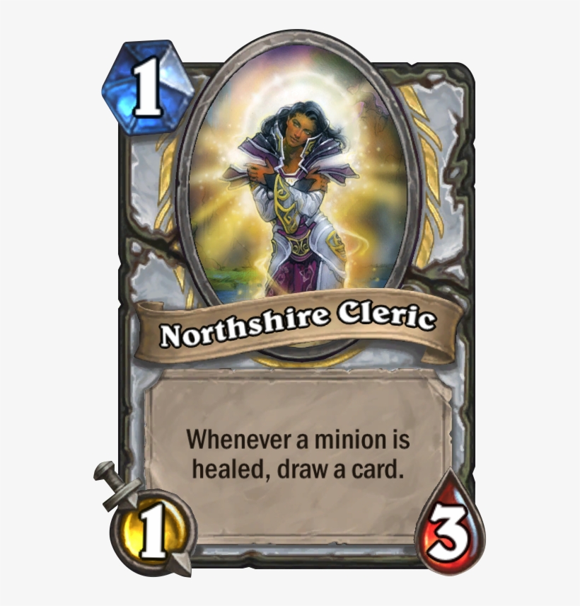 Northshire Cleric - Hearthstone Elemental Cards, transparent png download