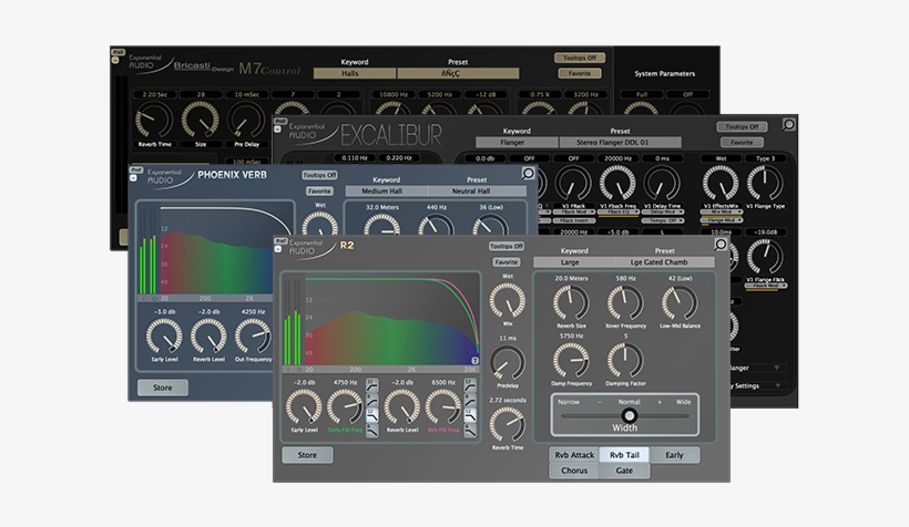 Music Maker 800 - Exponential Audio R2 Stereo Reverb Plug-in, transparent png download