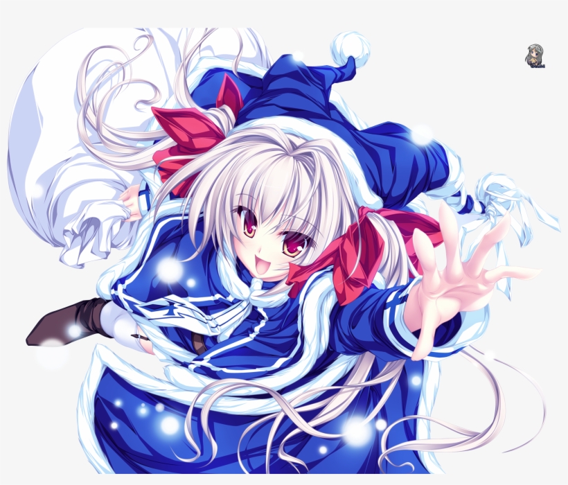 07 Dec 2010 Anime Girl With White Hair And Red Eyes With
