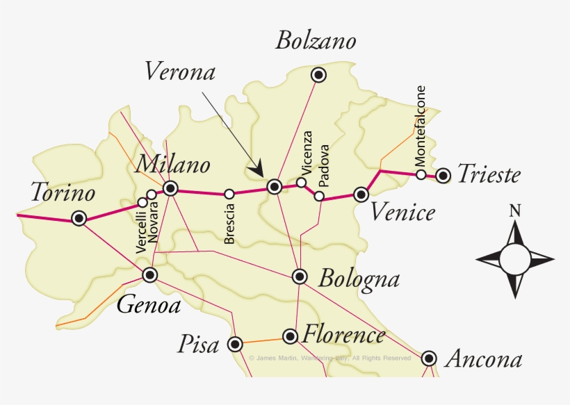 Torino To Trieste Rail Information - Torino Trieste, transparent png download