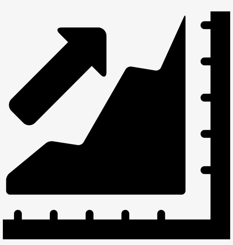 Progress Growth With Rising Arrow Comments - Icones Crescimento, transparent png download