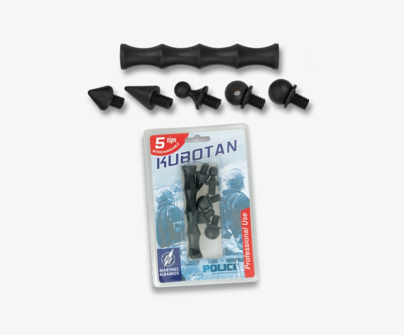 03008 Kubotan Com Pontas Intercambiáveis 0 - Kubotán Martinez Albainox De 10.5 Cm Incluye Puntas, transparent png download