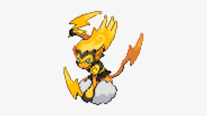 Thunder Infernape - Infernape, transparent png download