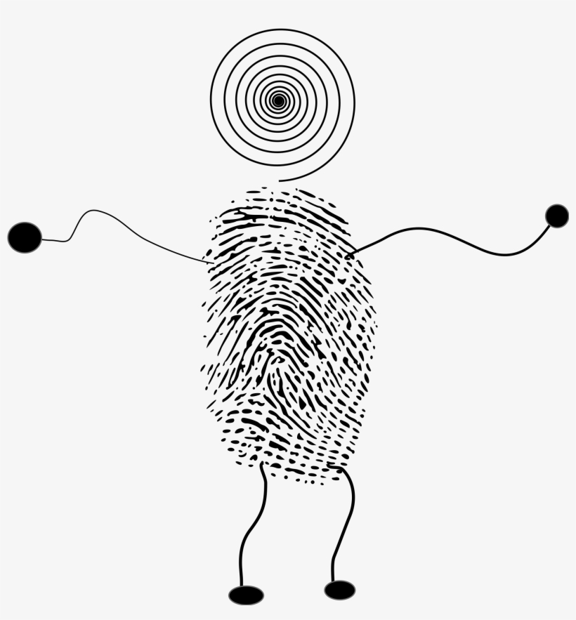 Open - Finger Print, transparent png download