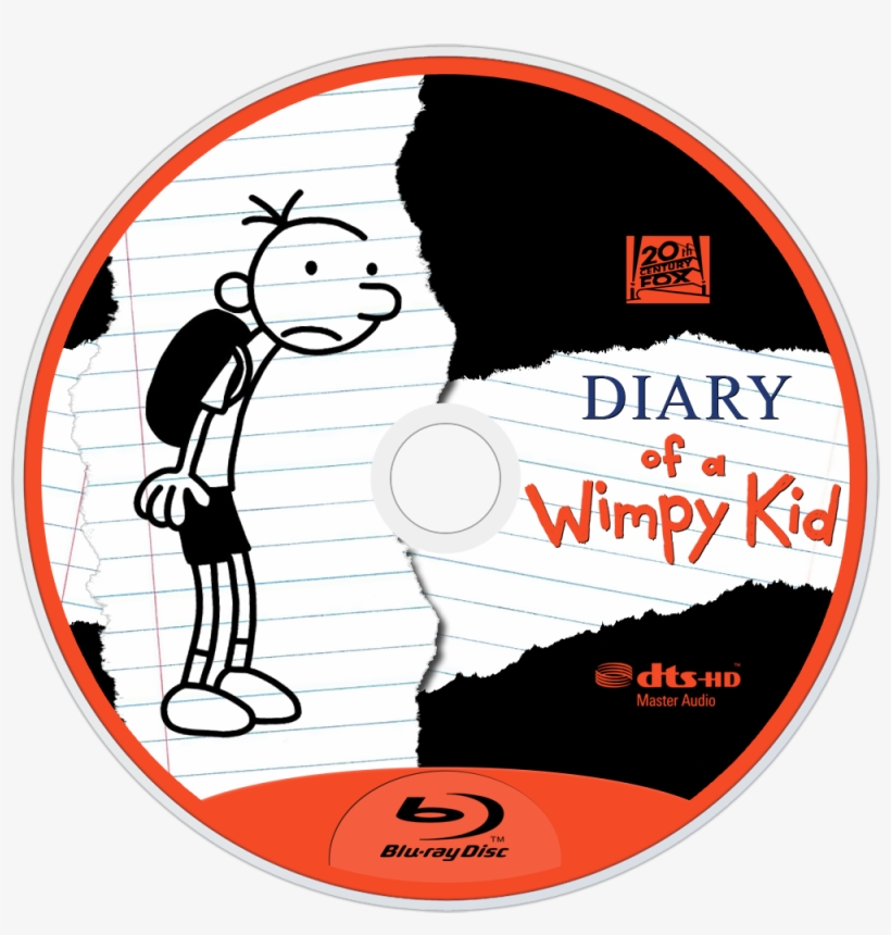 Diary Of A Wimpy Kid Bluray Disc Image - Dziennik Cwaniaczka By Jeff Kinney, transparent png download