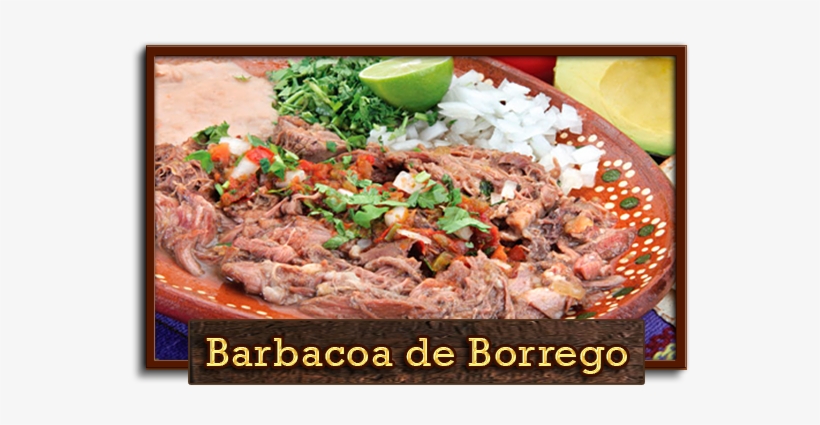 En México, El Termino Barbacoa Se Aplica Principalmente - Plato De Barbacoa De Borrego, transparent png download