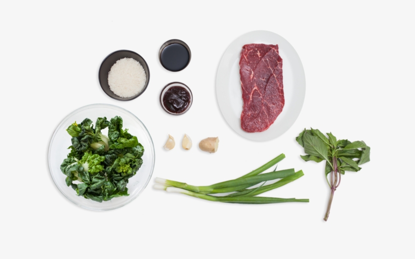 Ginger Beef Stir-fry With Tatsoi & Jasmine Rice - Stir Frying, transparent png download