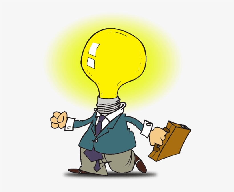 Foarte Pe Scurt, Atat Pentru Energie Electrica, Cat - Light Man Cartoon, transparent png download