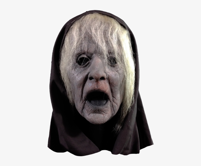 Creepy Old Lady Mask, transparent png download