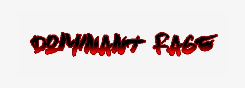Dominant Rage Logo3 - Calligraphy, transparent png download