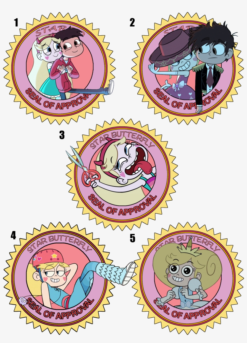 Shitpost[real Last Patch] Seal Of Approval - Transparent Star Butterfly, transparent png download