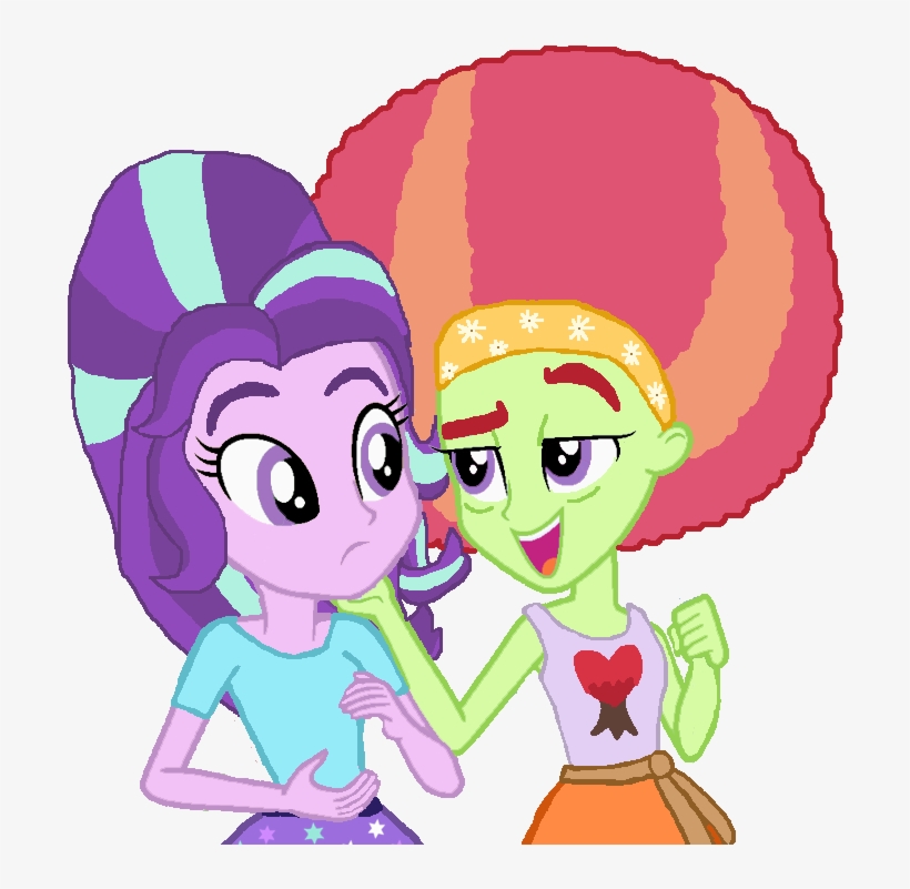 Afros Achtergrond Called Starlight Glimmer With Afro - Afro, transparent png download