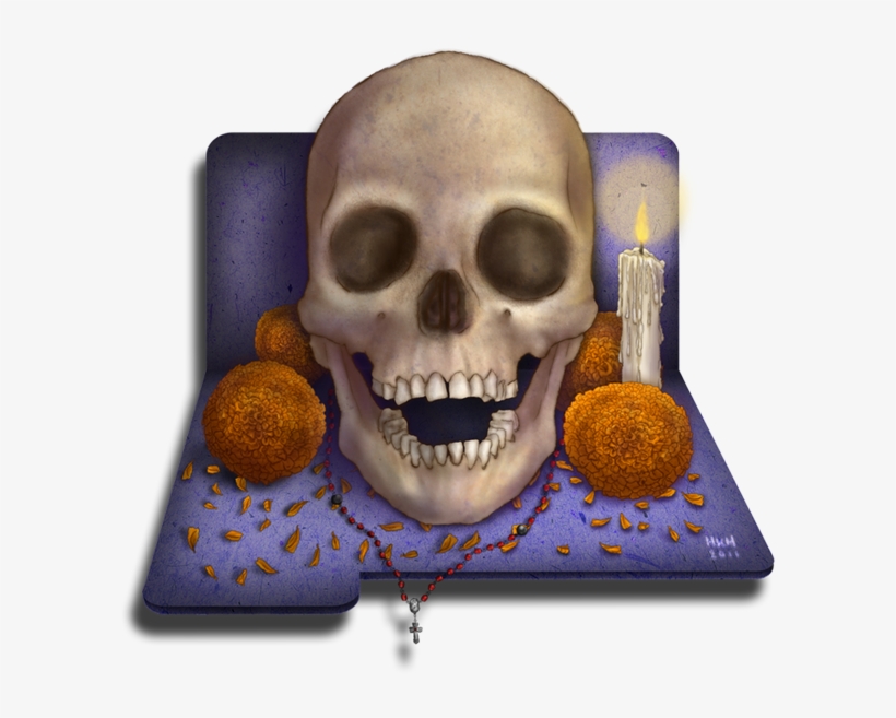 Imagenes De Dia De Muertos .png, transparent png download