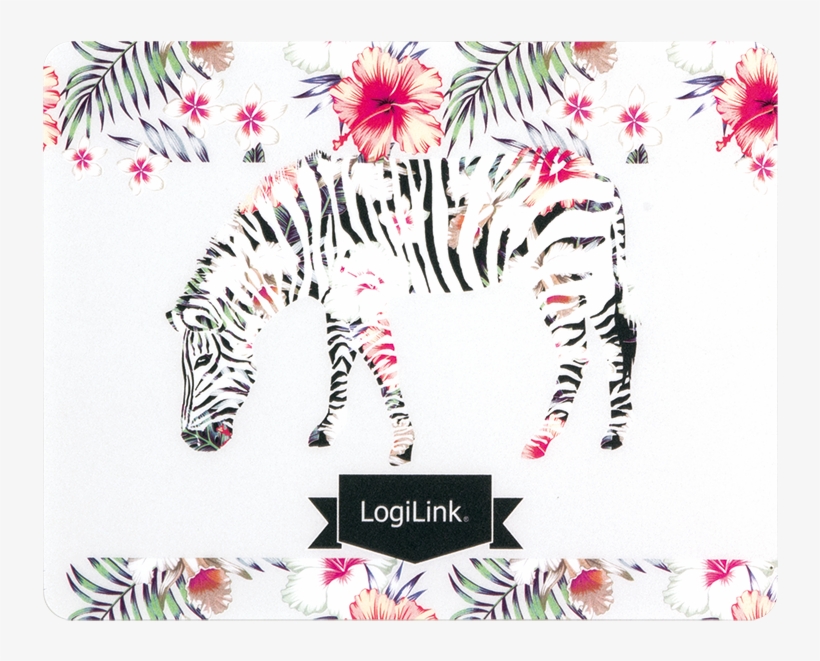 Product Image (png) - Logilink - Glimmer Mouspad, Zebra, transparent png download