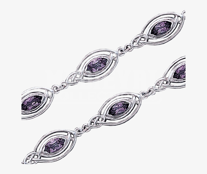 "celtic Bracelet With Gemstones", transparent png download