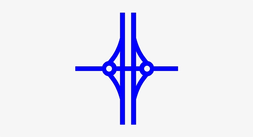 Intercambio Autopista De Rotonda Doble Con Carretera - Road, transparent png download