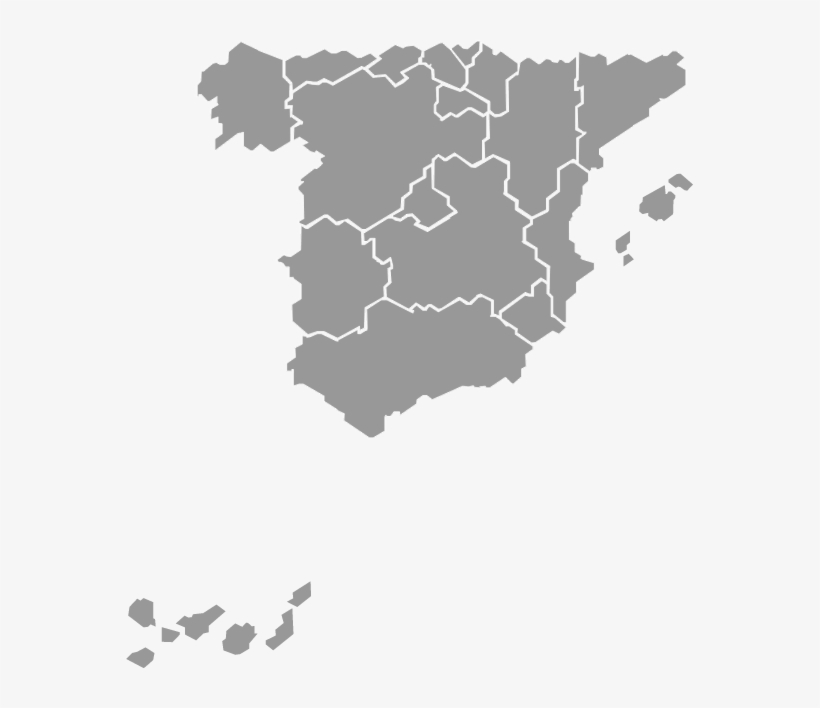 Mapa Crecimiento Natural España, transparent png download