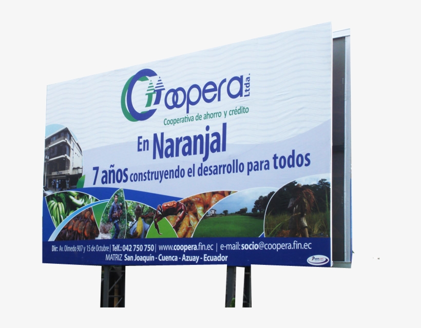 Vallas Exteriores Para Carretera - Billboard, transparent png download
