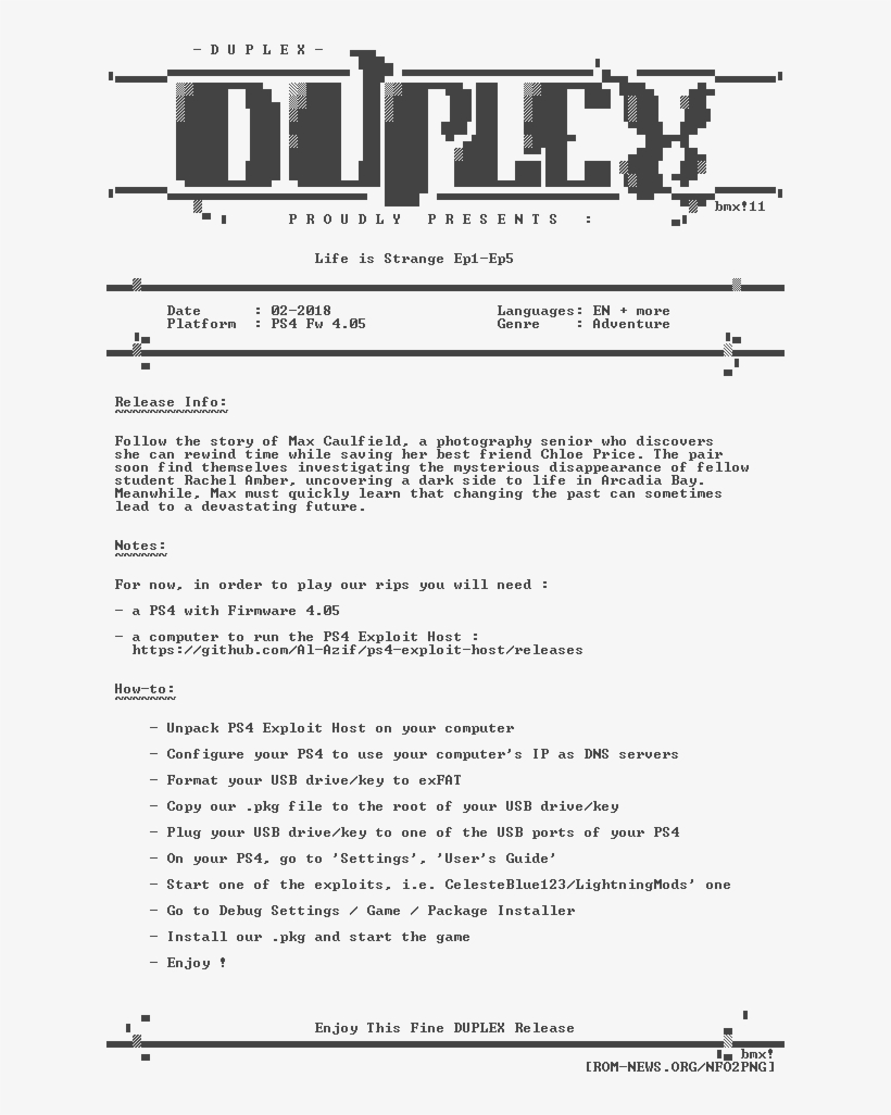 Life - Is - Strange - Ps4-duplex - - Ps4 Duplex, transparent png download