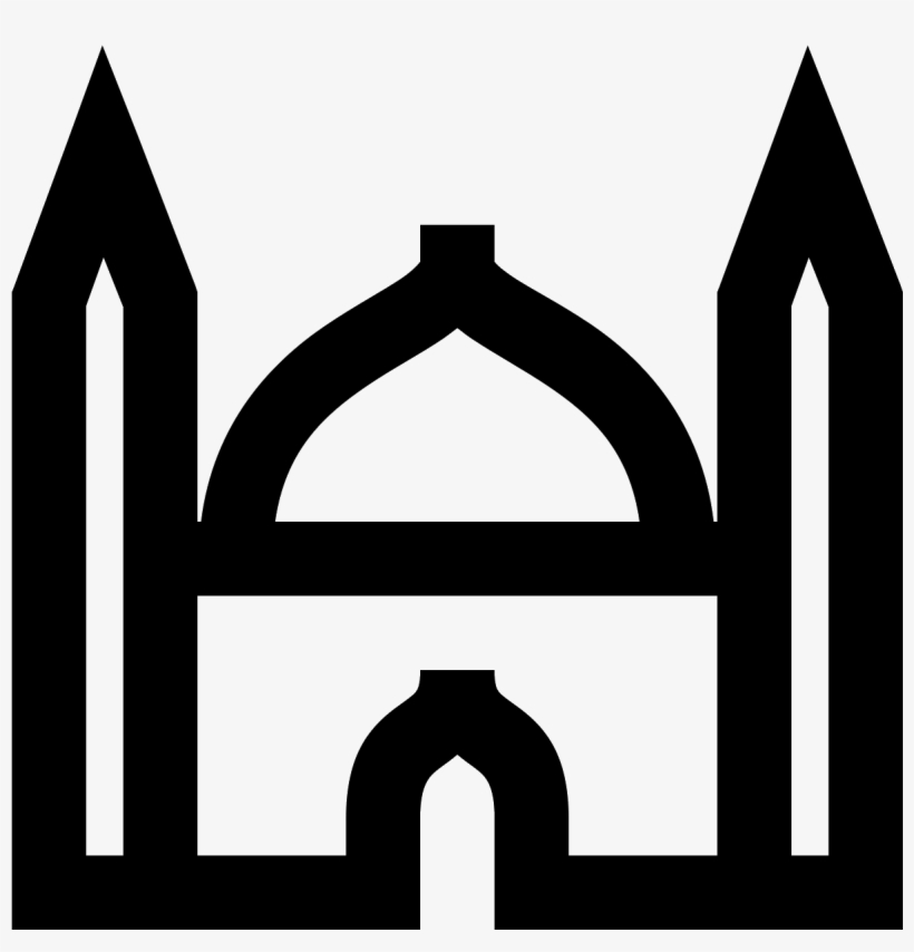 This Logo Is Of A Mosque And Has Two Towers Surrounding - Иконка Мечеть, transparent png download