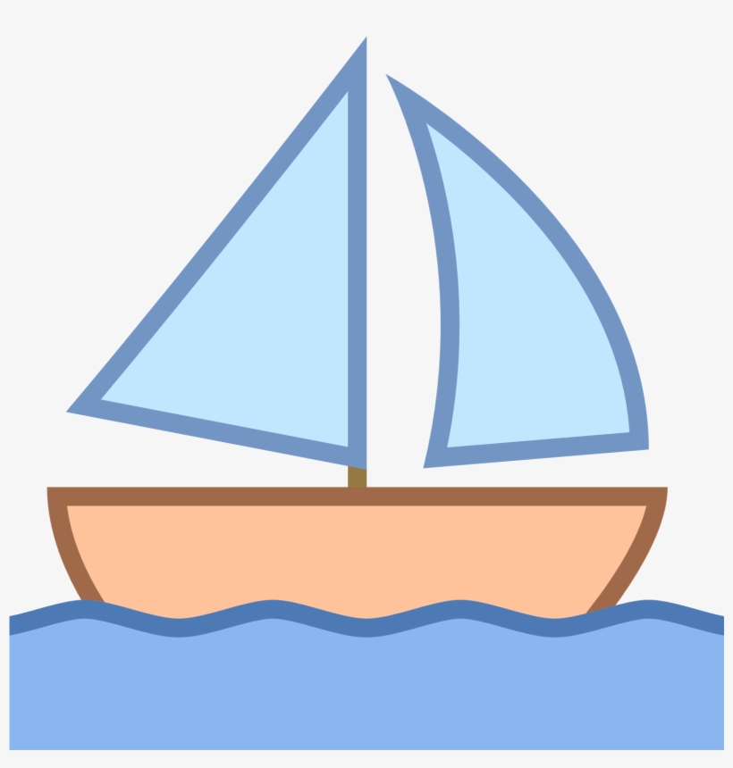 Boat Icon Png - Sail Icon, transparent png download