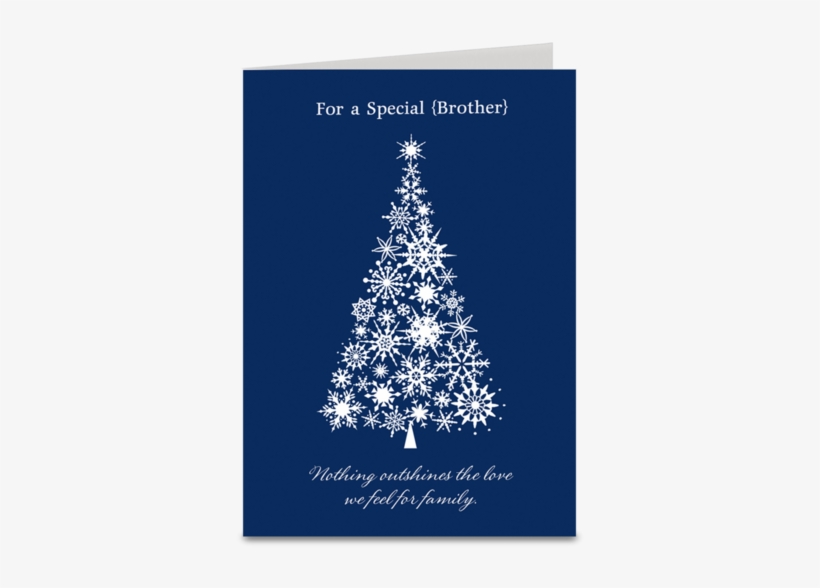 Personalized Holiday Card - Christmas Tree, transparent png download